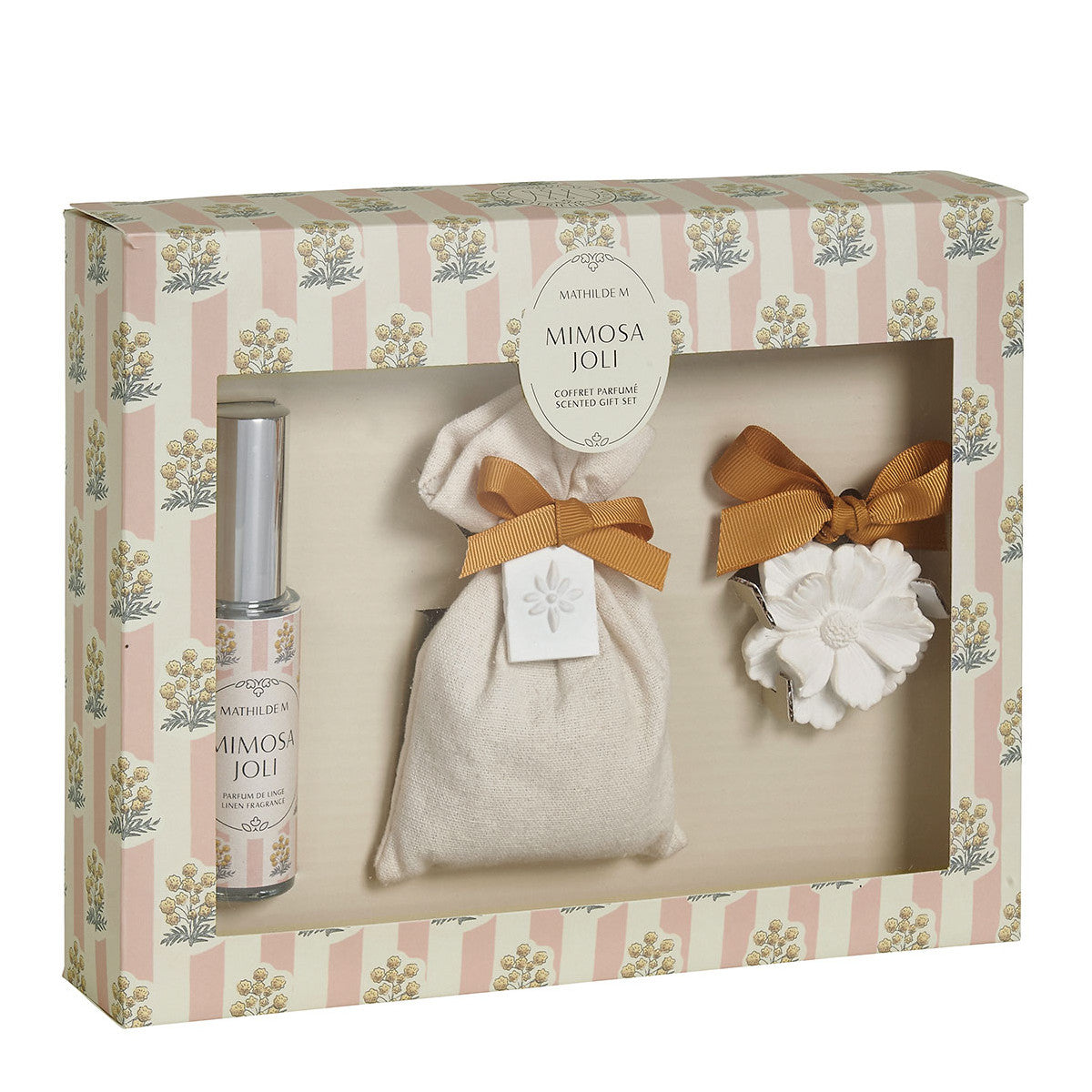 Coffret Mathilde M - parfum de linge - Mimosa Joli – la BoutiK35